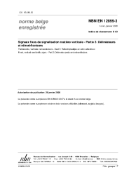 NBN EN 12899-3:2008