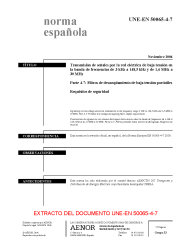UNE-EN 50065-4-7:2006