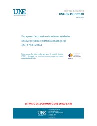UNE-EN ISO 17638:2017