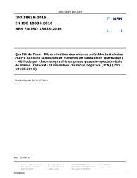 NBN EN ISO 18635:2016