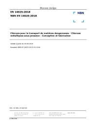 NBN EN 14025:2018