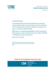 UNE-EN ISO 21676:2022