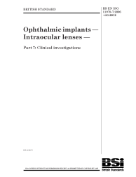 BS EN ISO 11979-7:2006+A1:2012