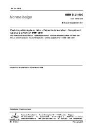NBN B 21-609:2010