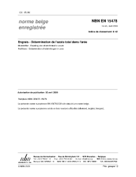 NBN EN 15478:2009