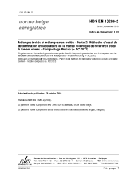 NBN EN 13286-2:2010