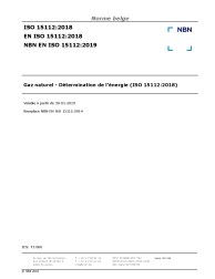 NBN EN ISO 15112:2019