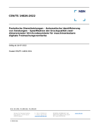 CEN/TS 14826:2022