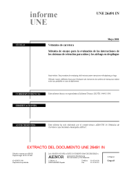 UNE 26491:2001 IN (R2012)