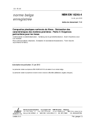 NBN EN 16245-4:2013