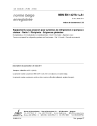 NBN EN 14276-1+A1:2011
