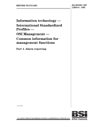 BS ISO/IEC ISP 12059-4:1995