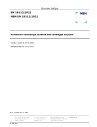 NBN EN 15112:2022