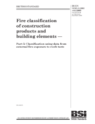 BS EN 13501-5:2005+A1:2009