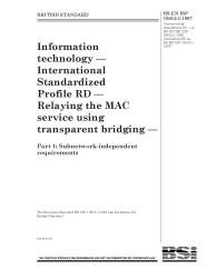 BS EN ISP 10612-1:1997