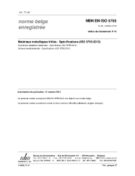 NBN EN ISO 5755:2012