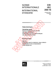 IEC 60255-15:1981