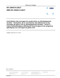 NBN EN 15643-5:2017