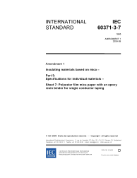 IEC 60371-3-7:1995/AMD1:2006