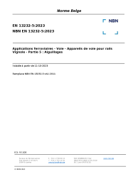 NBN EN 13232-5:2023