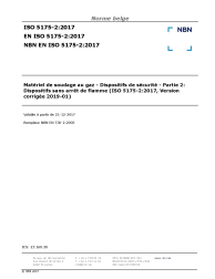 NBN EN ISO 5175-2:2017