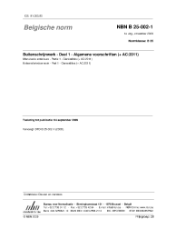 NBN B 25-002-1:2009