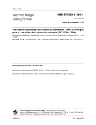 NBN EN ISO 11064-1:2001