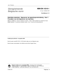 NBN EN 10319-1:2003