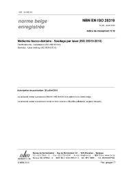 NBN EN ISO 28319:2010