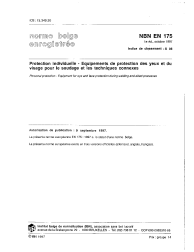 NBN EN 175:1997