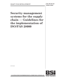 DD ISO/PAS 28004:2006