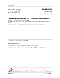 NBN EN 589:2009