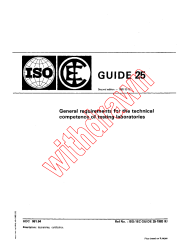 ISO/IEC GUIDE 25:1982