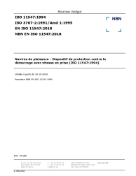 NBN EN ISO 11547:2018