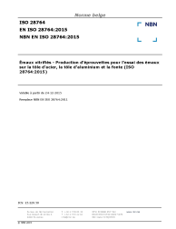 NBN EN ISO 28764:2015