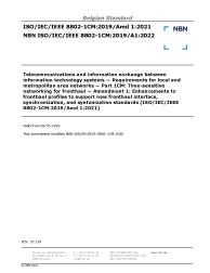 NBN ISO/IEC/IEEE 8802-1CM:2019/A1:2022