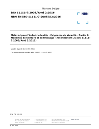 NBN EN ISO 11111-7:2005/A2:2016