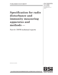 PD CISPR/TR 16-3:2003
