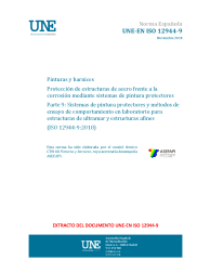 UNE-EN ISO 12944-9:2018