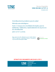 UNE-EN ISO 11737-2:2020