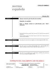 UNE-EN 50050-3:2014 (R2020)