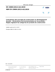 NBN EN 15804:2012+A2:2019