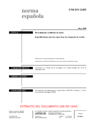 UNE-EN 12455:2000 (R2021)