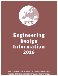 ETRTO Engineering Design Information (E.D.I.) manual 2026