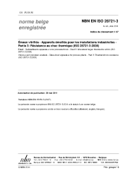 NBN EN ISO 28721-3:2011