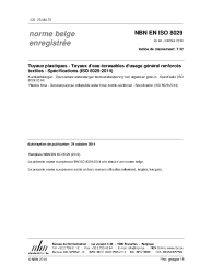 NBN EN ISO 8029:2014