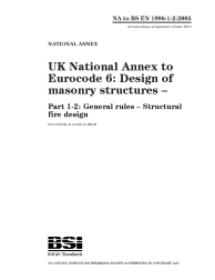 NA to BS EN 1996-1-2:2005