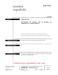 UNE 77325:2003 (R2021)