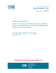 UNE-EN 60601-2-20:2010