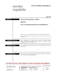 UNE-EN 60335-2-98:2005/A1:2005